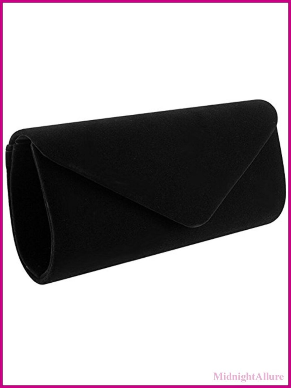 Velvet Clutch Evening Bag with Detachable Chain Strap for Wedding Party